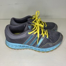 Tênis de corrida feminino Adidas Falcon Elite 2 cinza azul tamanho 6 Adiwear comprar usado  Enviando para Brazil