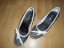 Schwarz weiße pumps gebraucht kaufen  Lüneburg
