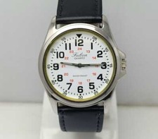 Citizen Q&Q FALCON QB38-315 quartzo mostrador militar relógio masculino vintage BRQ34NRZ5 comprar usado  Enviando para Brazil