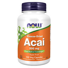 Usado, NOW FOODS Açaí 500 mg 100 cápsulas vegetais comprar usado  Enviando para Brazil