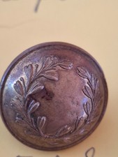 Bouton laiton couronne d'occasion  Châtellerault