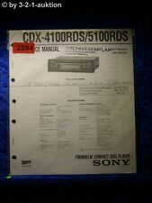 Usado, Manual de serviço Sony CDX 4100RDS / 5100RDS (#2284) comprar usado  Enviando para Brazil
