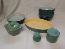 Denby green stoneware for sale  INVERNESS