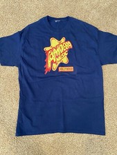 Camisa Amoeba Hollywood azul marinho amarelo e vermelho logotipo tamanho X grande ótimo estado comprar usado  Enviando para Brazil