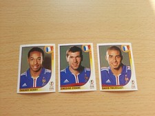 Panini Copa do Mundo 2002 França Henry, Zidane & Trezeguet comprar usado  Enviando para Brazil