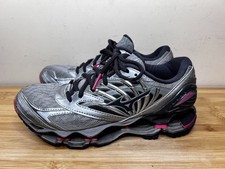 Tênis de corrida feminino Mizuno Wave Prophecy 8, cinza/rosa, tamanho 8 411055.9U9G comprar usado  Enviando para Brazil