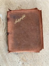 Antiquarian autograph book for sale Antiquarian autograph book for sale  CLACTON-ON-SEA