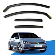 Defletores de vento VW GOLF MK7 2012-2020 5 portas hatchback 4 peças visores de borda coloridos comprar usado  Enviando para Brazil