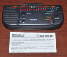 Sintonizador de metrônomo Sabine Metro Tune MT-8000, usado comprar usado  Enviando para Brazil
