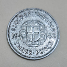 1940 silver threepence for sale  EDINBURGH