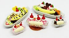 Casa de bonecas sorvete sundae barco individual escala 1:12 comida em miniatura ML Tumdee comprar usado  Enviando para Brazil
