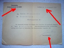 Kriegsmarine dokument 1943 gebraucht kaufen  Deutschland
