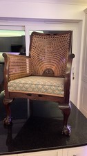 Antique mahogany bergere for sale  BRIGHTON