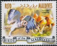 Selos Maldivas 2014 Mi 5444 MNH 2014 corujas e cogumelos, usado comprar usado  Enviando para Brazil