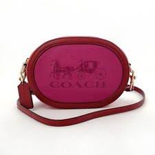 Bolsa de ombro COACH bolsa clutch C5777 couro rosa/marrom laranja feminina comprar usado  Enviando para Brazil