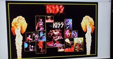 LINDO PÔSTER LITHO PERSONALIZADO KISS ALIVE 1 DOBRA CENTRAL 24X36 DESLUMBRANTE comprar usado  Enviando para Brazil