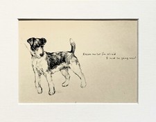 Terrier dog vintage for sale  NORWICH