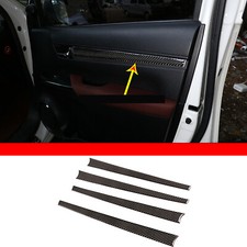 Painel interno de porta de carbono macio adesivo decorativo acabamento para Toyota Hilux 2015-2021 comprar usado  Enviando para Brazil
