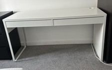 White ikea micke for sale  GREENFORD
