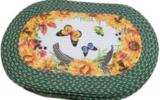 Oval braided rug for sale  Brooklyn