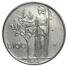Italia 100 lire usato  Guidonia Montecelio