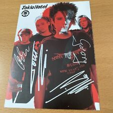 Tokio hotel autogrammkarte gebraucht kaufen  Lienen