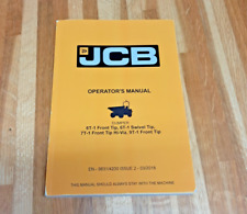 Jcb operator manual for sale  GLENROTHES