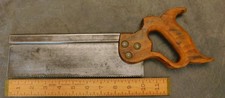 Antique backsaw dovetail for sale  Marina