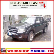 Manual de serviço de reparo de oficina Ford Ranger 1998-2009 EN, usado comprar usado  Enviando para Brazil