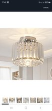 Modern crystal chandelier for sale  LONDON