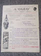 Old invoice oleo d'occasion  Expédié en Belgium