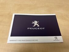 Peugeot service history for sale  CHELTENHAM