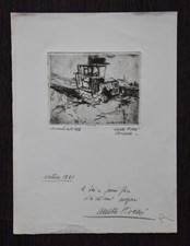 Walter piacesi acquaforte usato  Italia