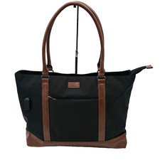 Relavel Bolsa Feminina Preta para Laptop Bolsa Tote de Ombro Viagem Porta USB Impermeável Nova Sem etiquetas comprar usado Relavel Bolsa Feminina Preta para Laptop Bolsa Tote de Ombro Viagem Porta USB Impermeável Nova Sem etiquetas comprar usado  Enviando para Brazil