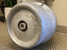 Barril de cerveja vintage Potosi Brewing Co Wisconsin alumínio barril de metal, usado comprar usado  Enviando para Brazil