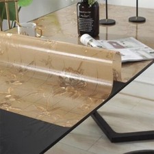 Tapete de mesa de centro PVC toalha de mesa vidro macio impressão plástico tampa de mesa comprar usado  Enviando para Brazil