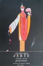 Erte affiche originale d'occasion  Issy-les-Moulineaux