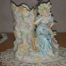 Ancienne bouquetiere biscuit d'occasion  France