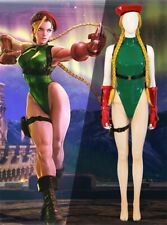Conjunto completo de biquíni Street Fighter 6 Cammy branco fantasia cosplay peruca uniforme feminino comprar usado  Enviando para Brazil