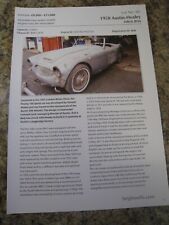 1958 austin healey for sale  BRISTOL