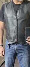 Levis leather waistcoat for sale  LONDON