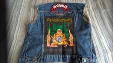 Denim sleaveless jacket for sale  EASTBOURNE