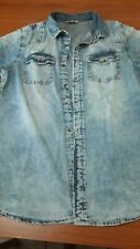 Camicia jeans ragazzo usato  Manduria