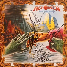 Helloween - Keeper of the Seven Keys Part Two - LP - signiert 1988 - compl. Band comprar usado  Enviando para Brazil