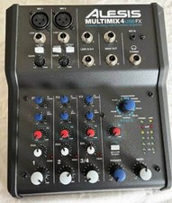 Alesis MultiMix 4 USB FX quatro canais interface estúdio desktop mixer DSP podcast comprar usado  Enviando para Brazil