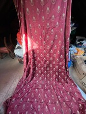 Pair silk curtains for sale  NORWICH