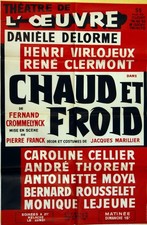 Affiche chaud froid d'occasion  France