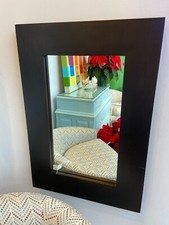Modern espresso mirror for sale  Wheaton
