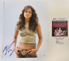 Foto autografada à mão de Michelle Rodriguez "LOST" (Ana Lucia) 8x10 JSA comprar usado  Enviando para Brazil