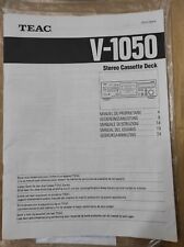 Teac 1050 manuale usato  Brindisi